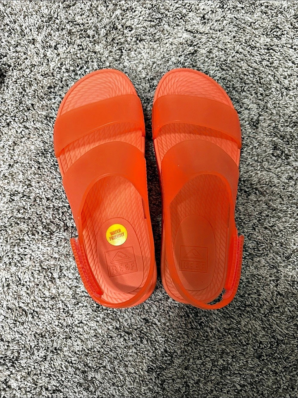 REEF Vista Hi-Energy Women's Orange Sandals Size US 7